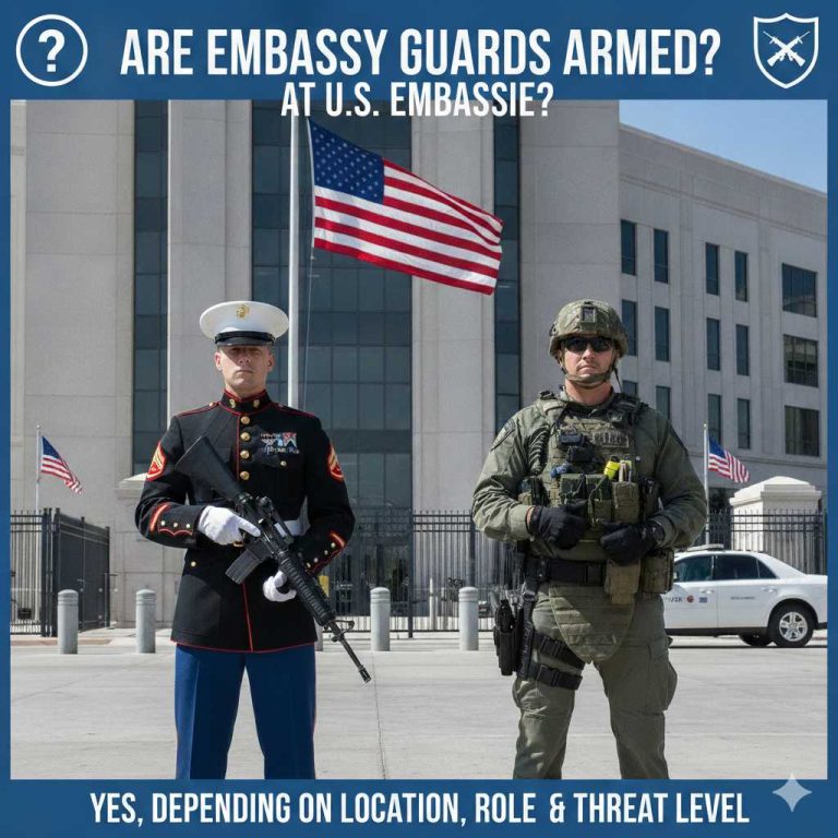 Are Embassy Guards Armed At U.S. Embassies?