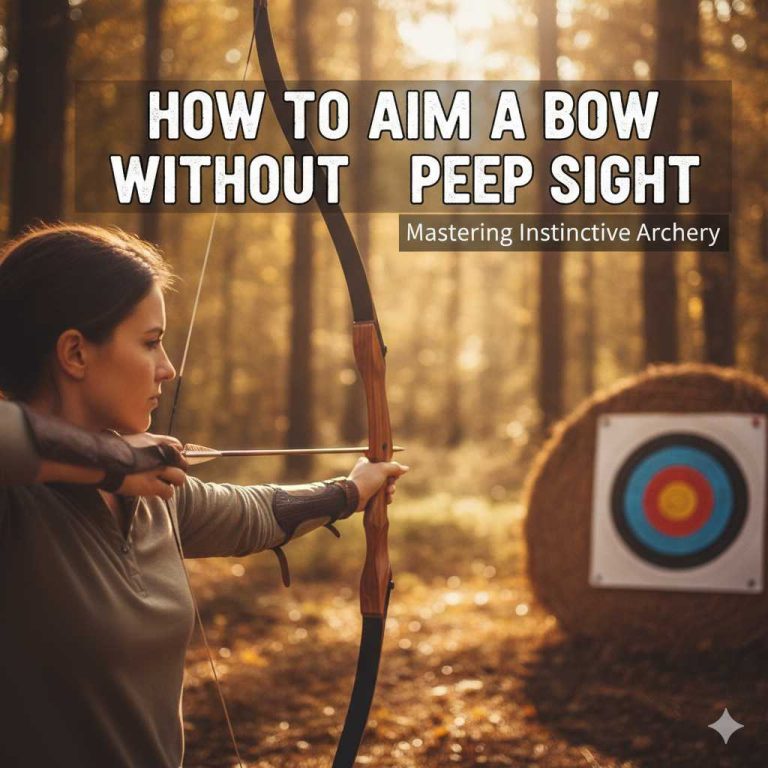How To Aim A Bow Without A Peep Sight