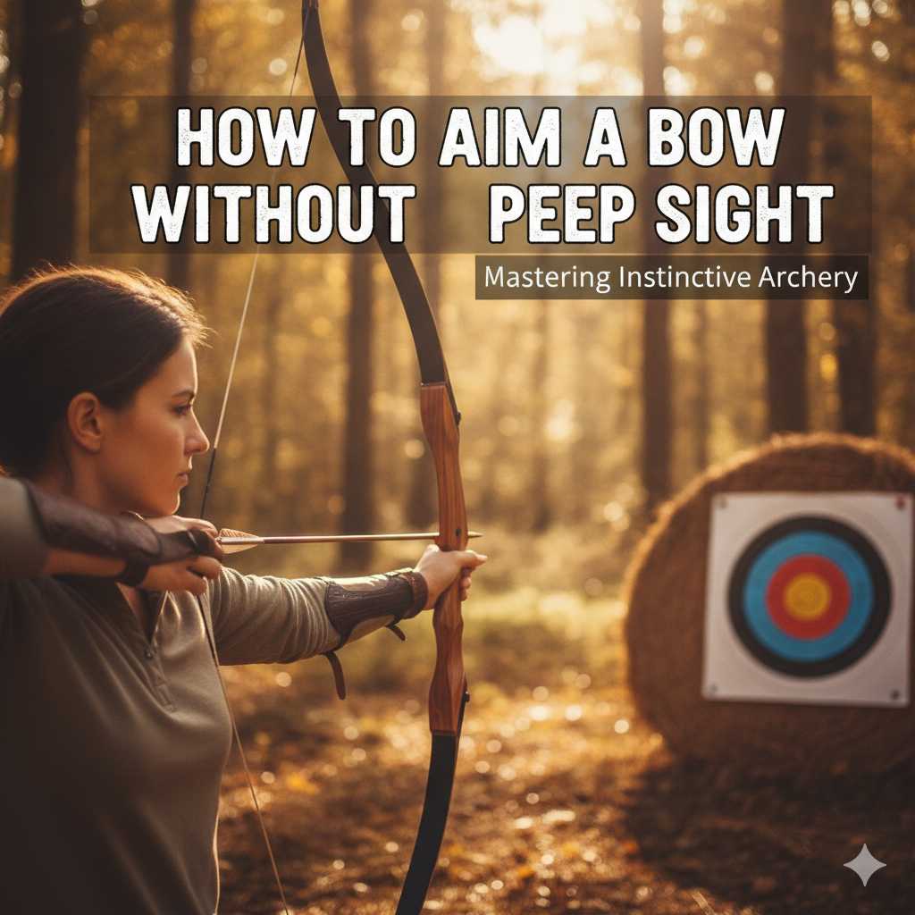 How To Aim A Bow Without A Peep Sight