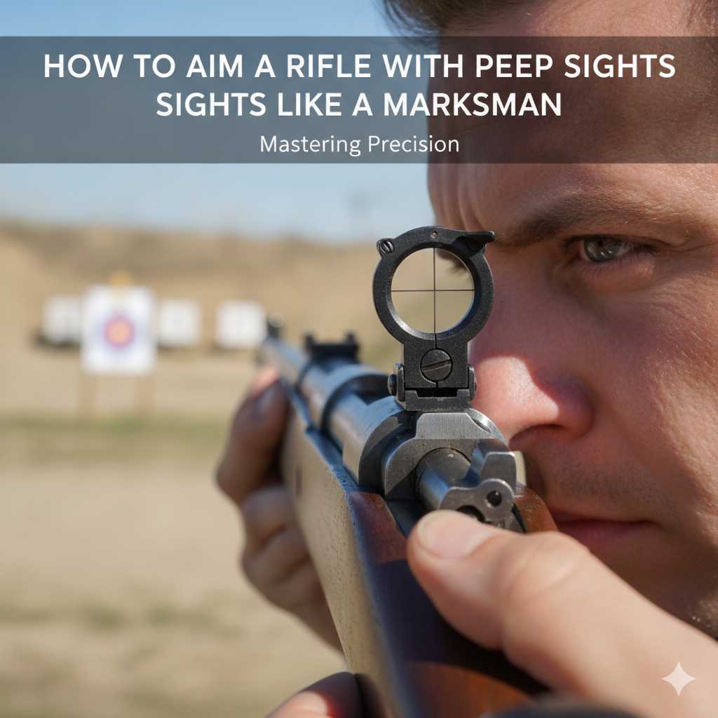 How To Aim A Rifle With Peep Sights Like A Marksman