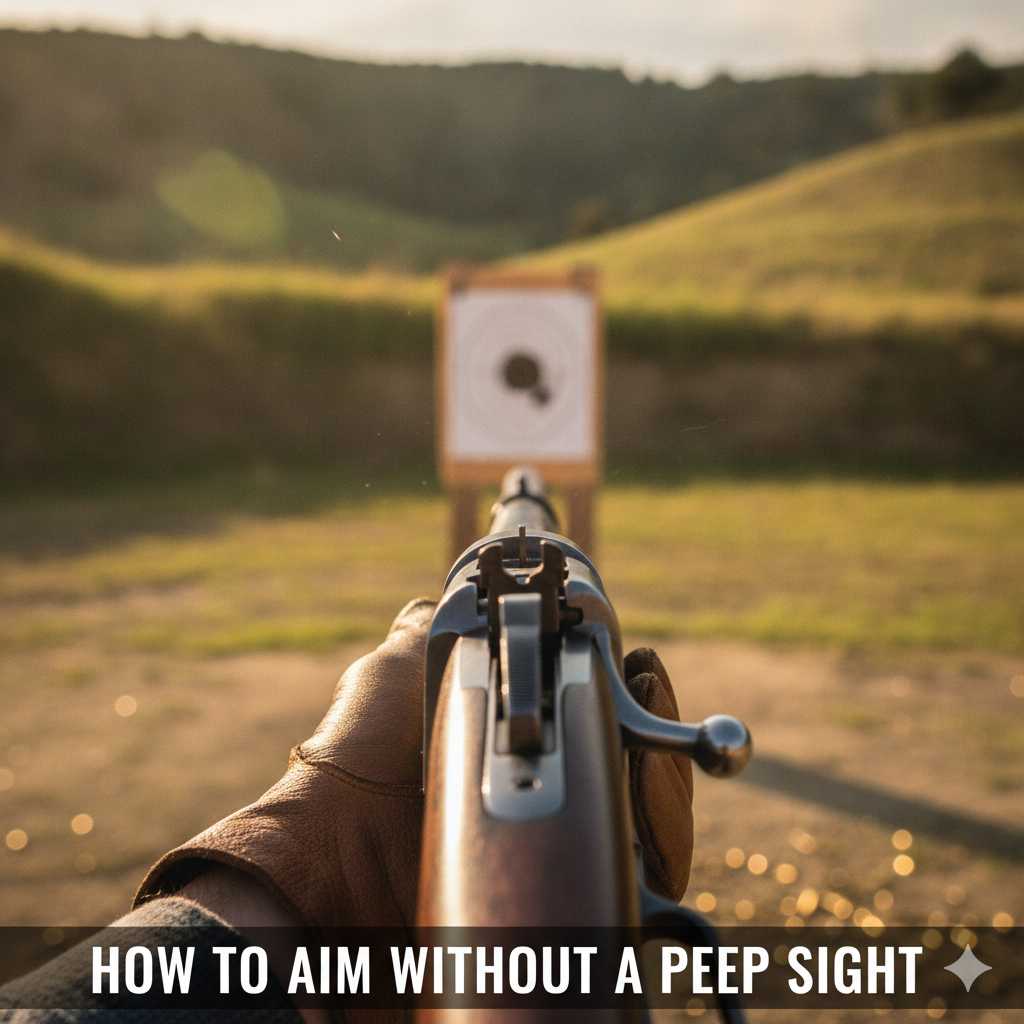 How To Aim Without A Peep Sight