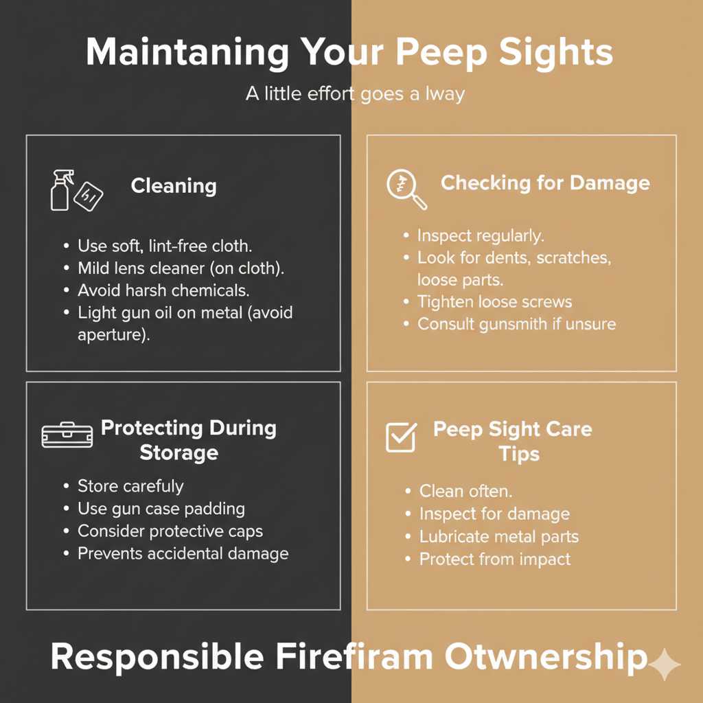 Maintaining Your Peep Sights