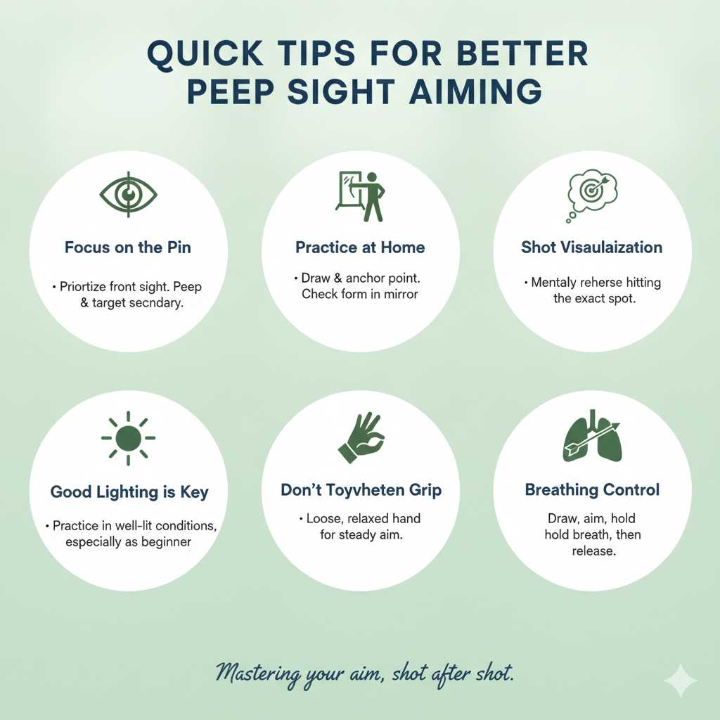 Quick Tips for Better Peep Sight Aiming
