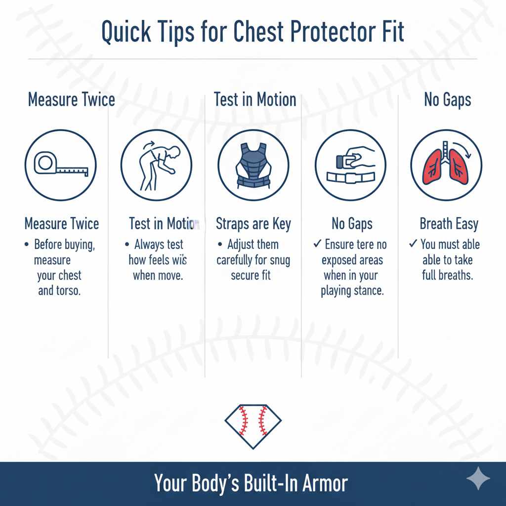 Quick Tips for Chest Protector Fit