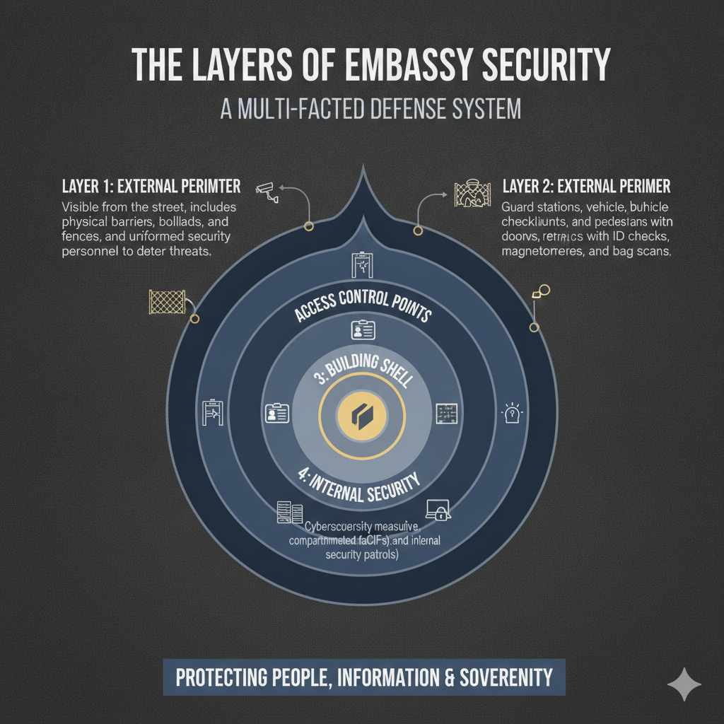 The Layers of Embassy Security