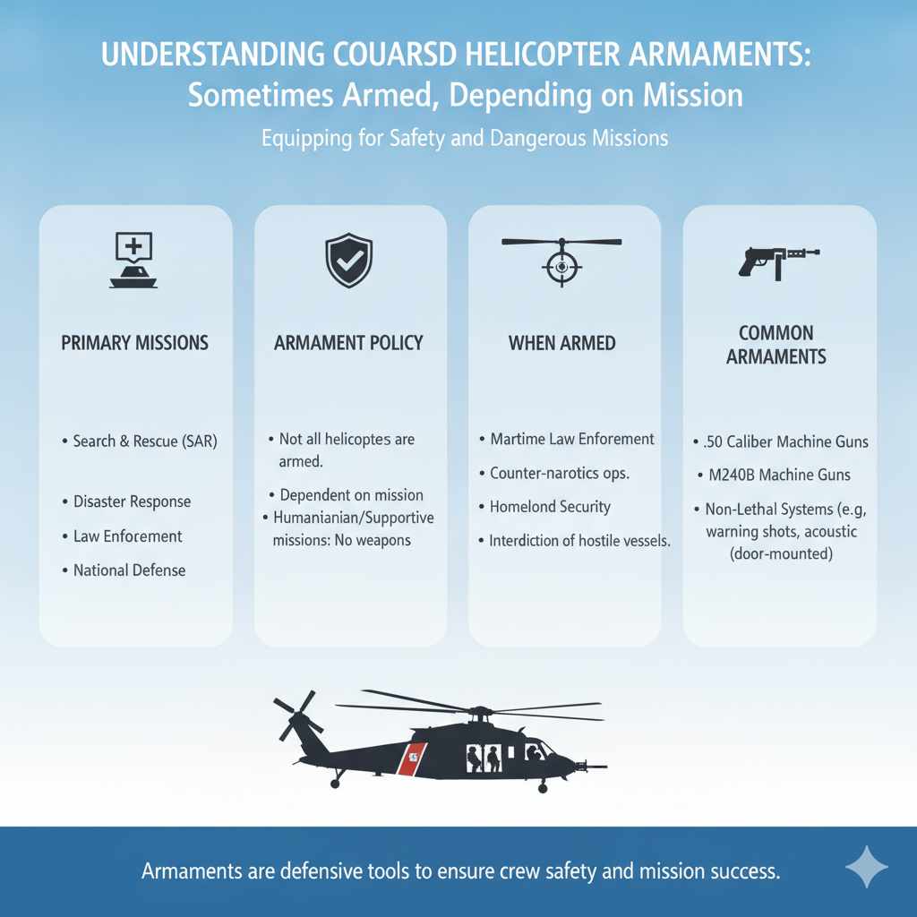 Understanding Coast Guard Helicopter Armaments
