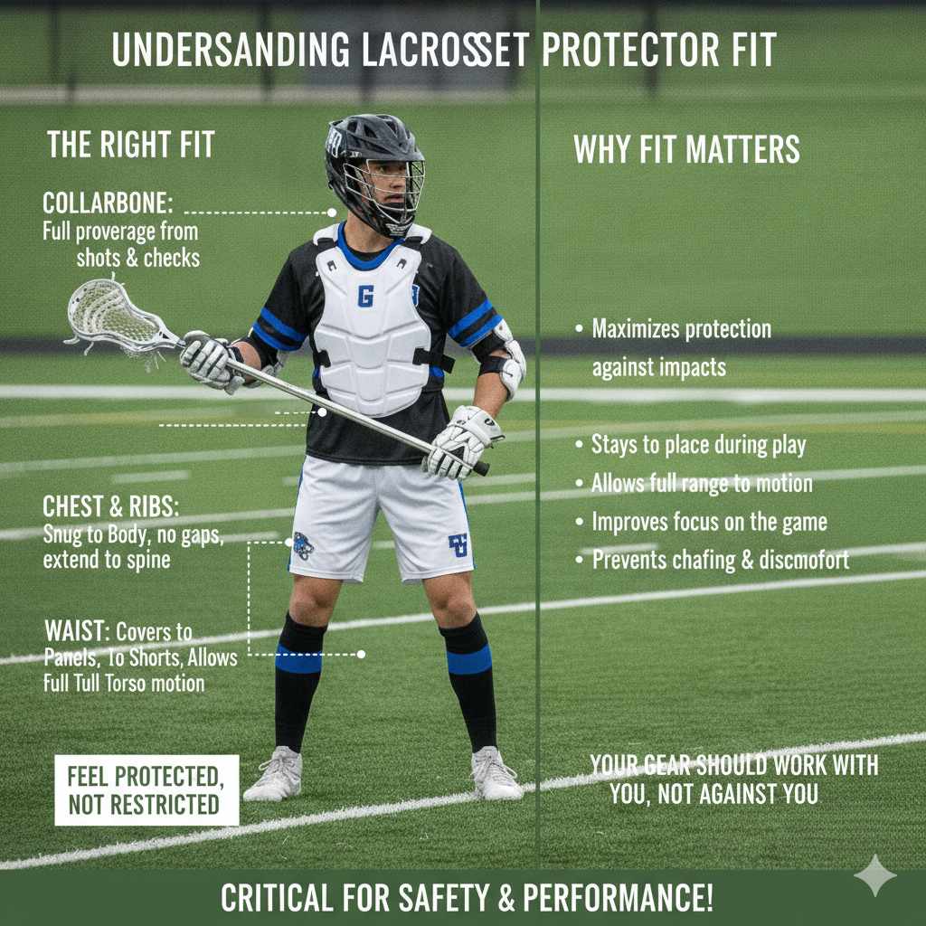 Understanding Lacrosse Chest Protector Fit
