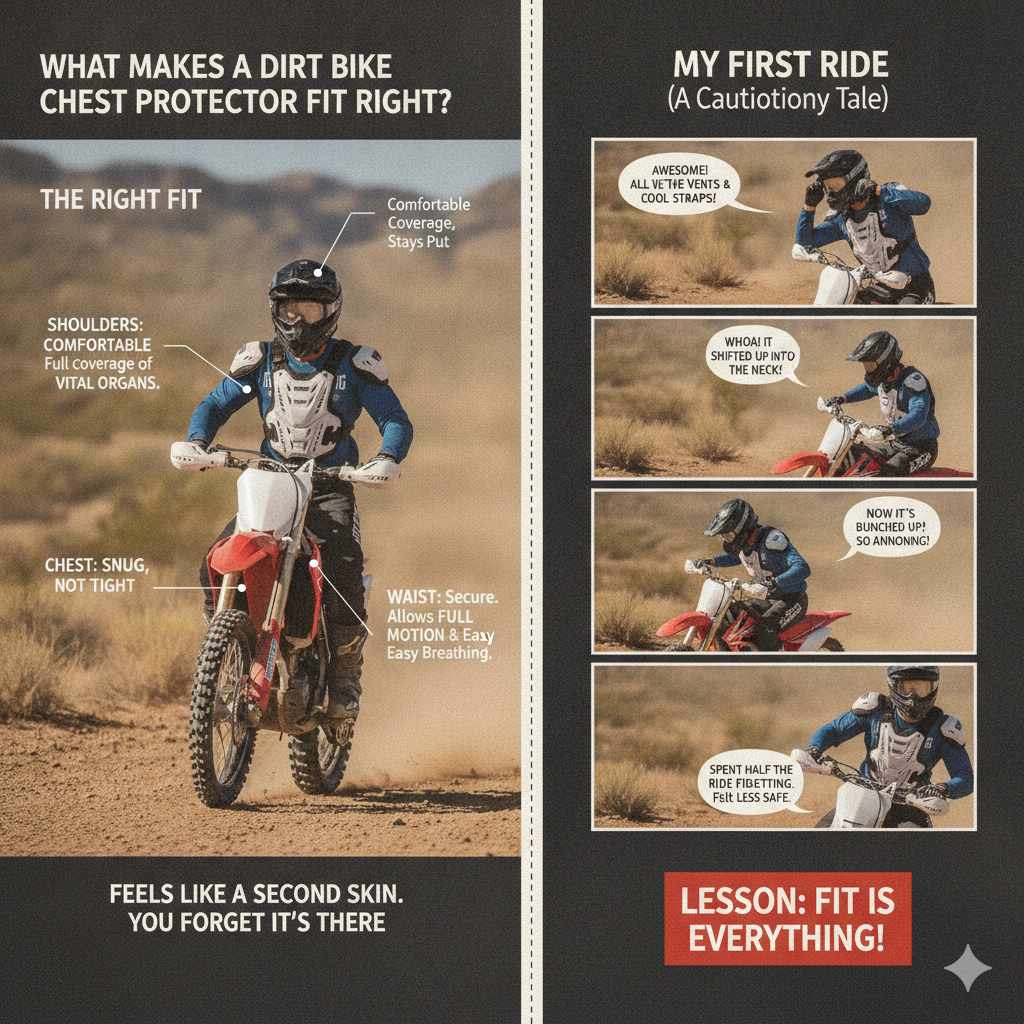 What Makes a Dirt Bike Chest Protector Fit Right