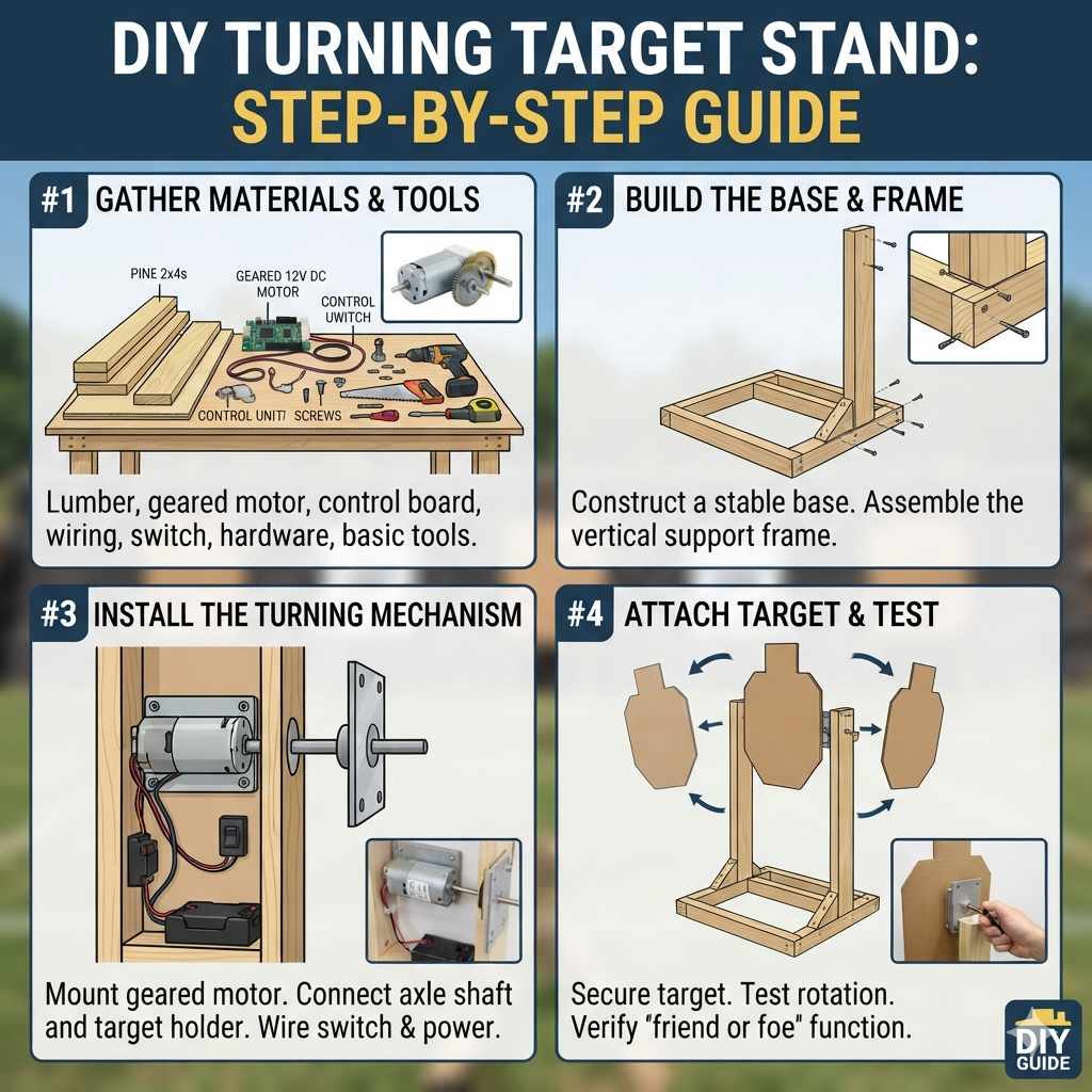 Diy Turning Target Stand Step-By-Step Guide