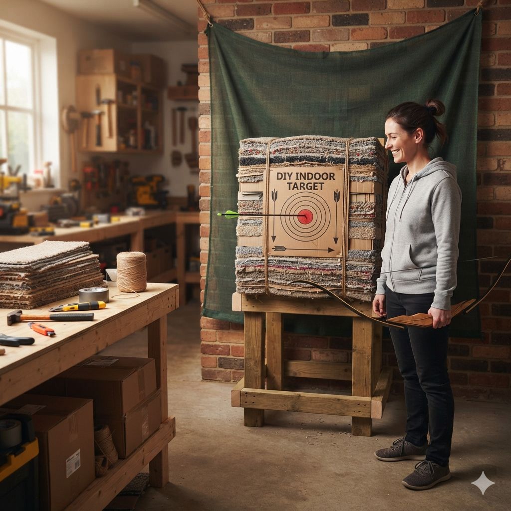How To Build An Indoor Archery Target (Safe & Easy)