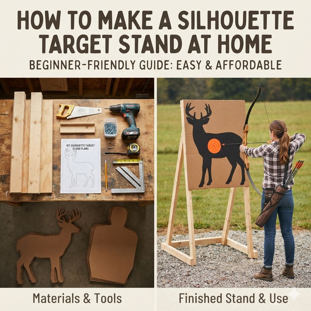 How To Make A Silhouette Target Stand At Home