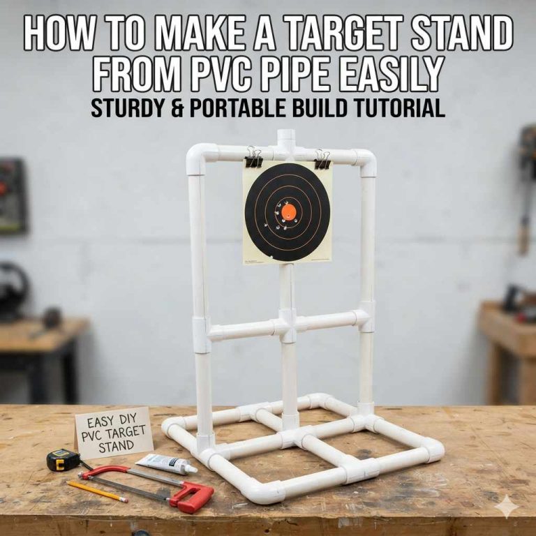 How To Make A Target Stand From Pvc Pipe Easily