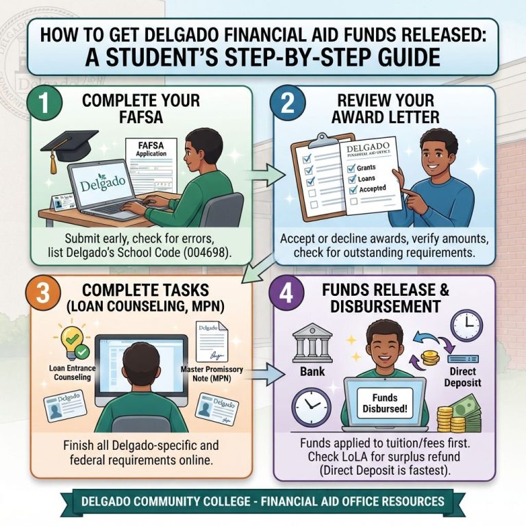 How to Get Delgado Financial Aid Funds Released