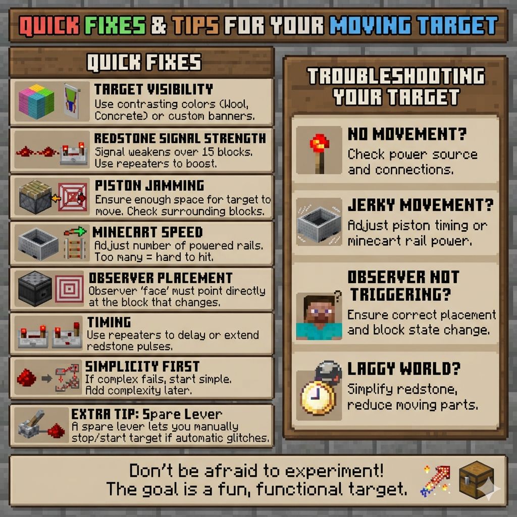 Quick Fixes & Tips for Your Moving Target