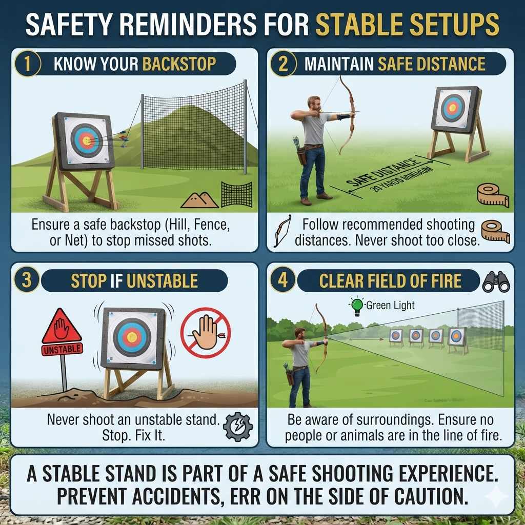 Safety Reminders for Stable Setups