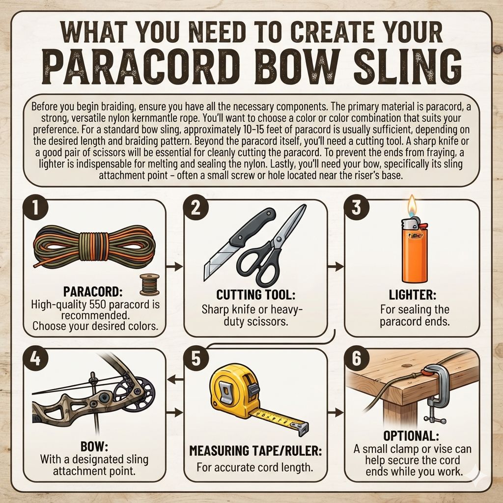 What You Need to Create Your Paracord Bow Sling