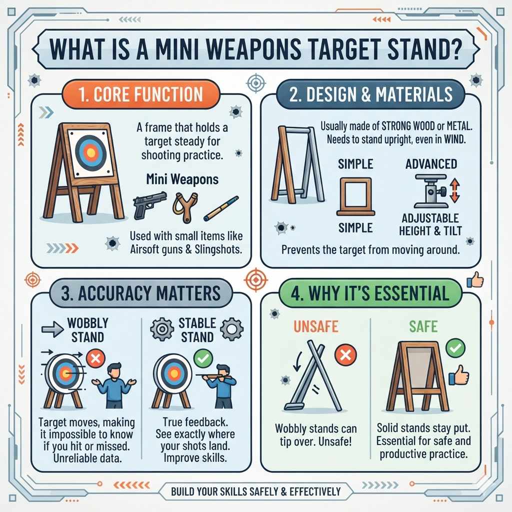 What is a Mini Weapons Target Stand