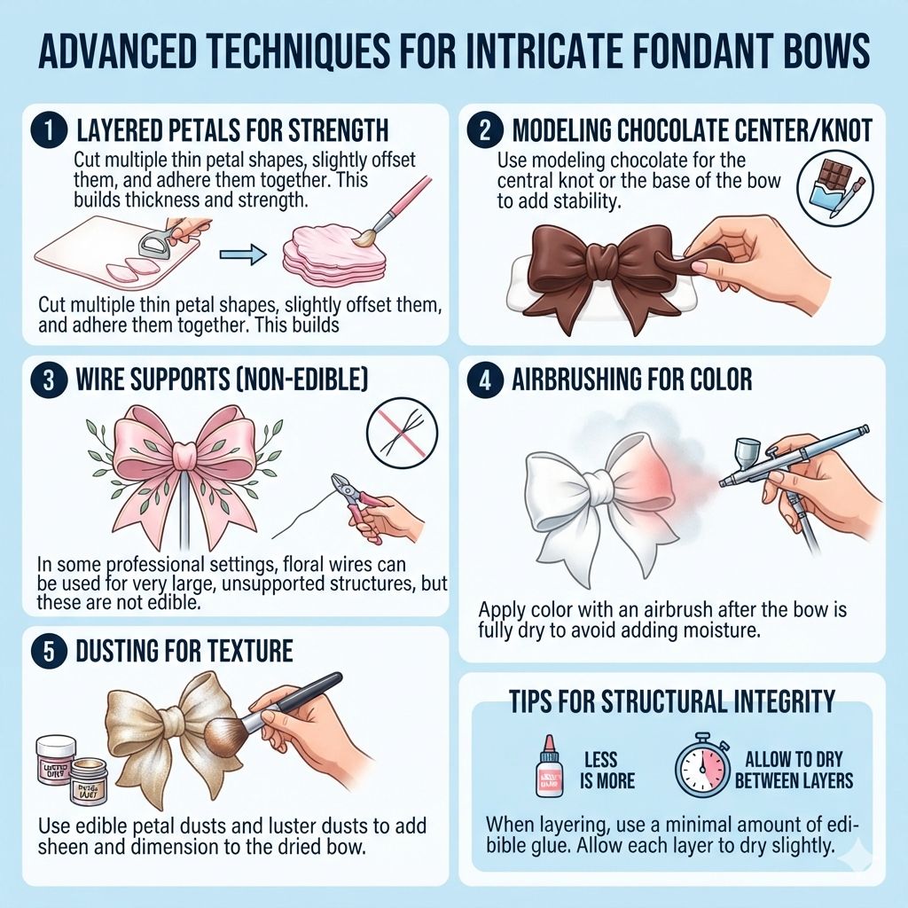 Advanced Techniques for Intricate Fondant Bows