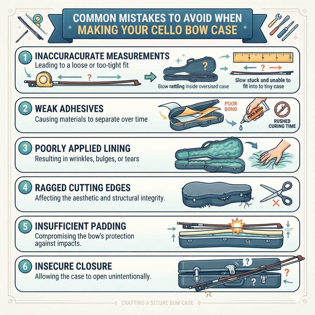 Common Mistakes to Avoid When Making Your Cello Bow Case