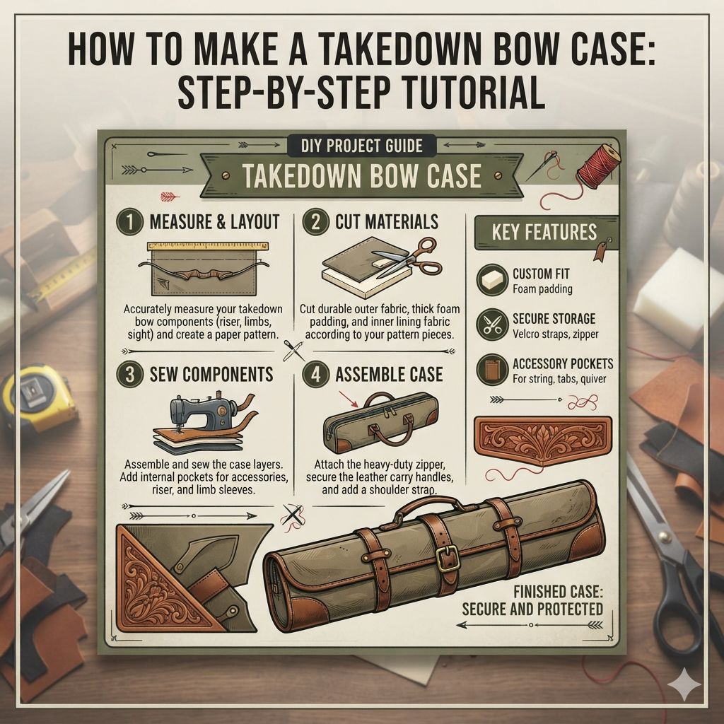 How to Make a Takedown Bow Case Step-by-Step Tutorial