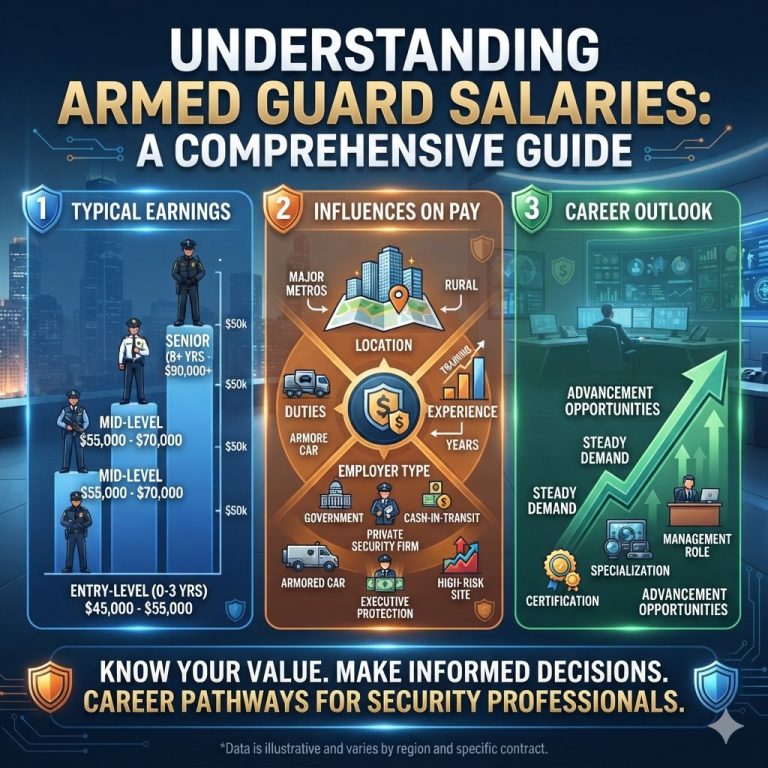 Understanding the salary of an armed guard is crucial for both individuals considering this career path and businesses looking to hire security personnel. The compensation for armed guards can var