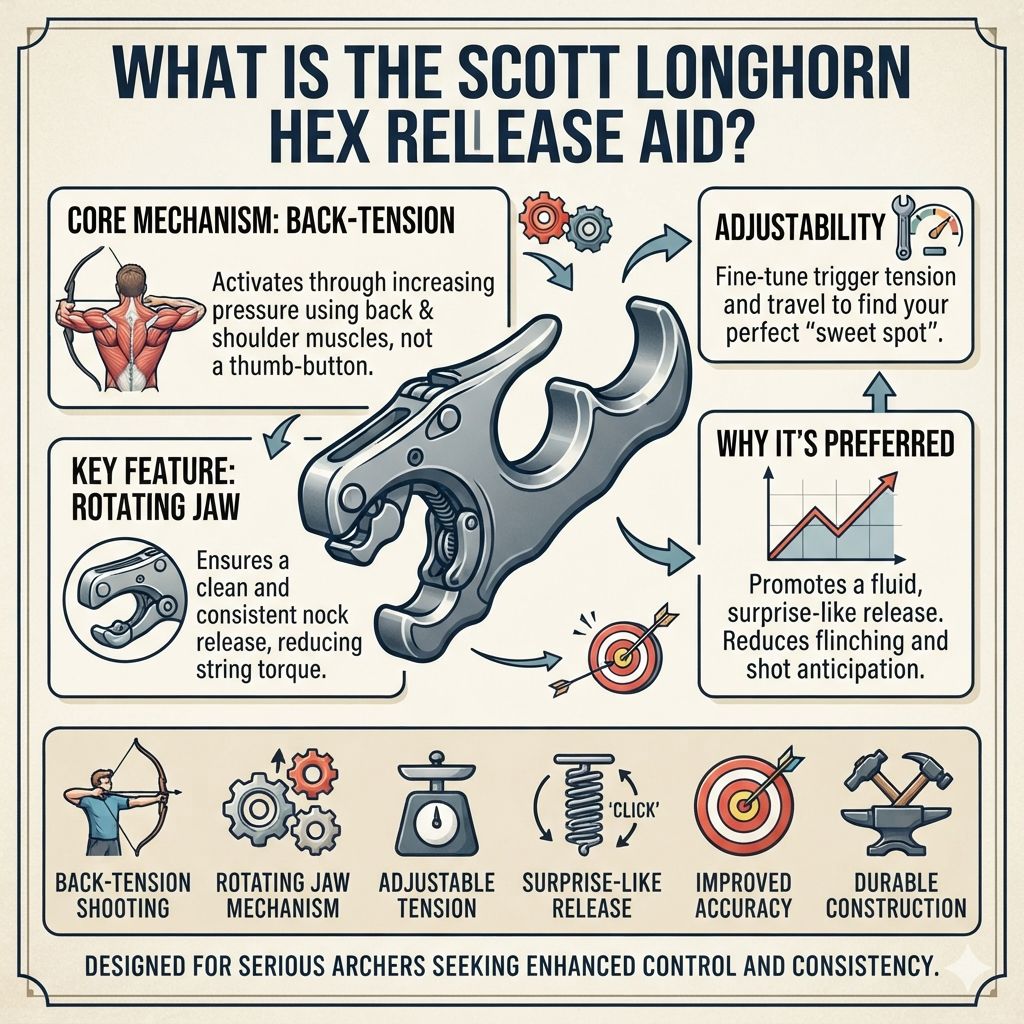What is the Scott Longhorn Hex Release Aid