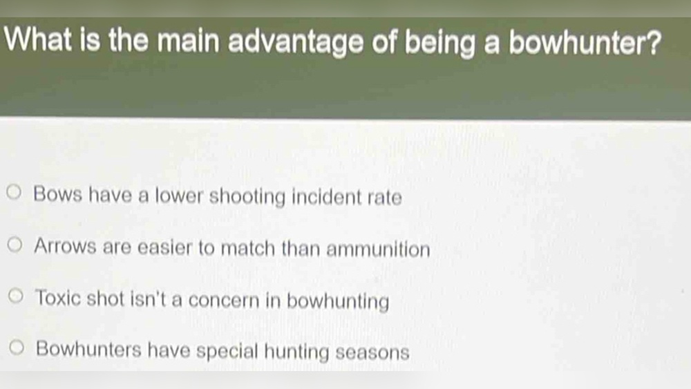 Do Bows Have a Lower Shooting Incident Rate