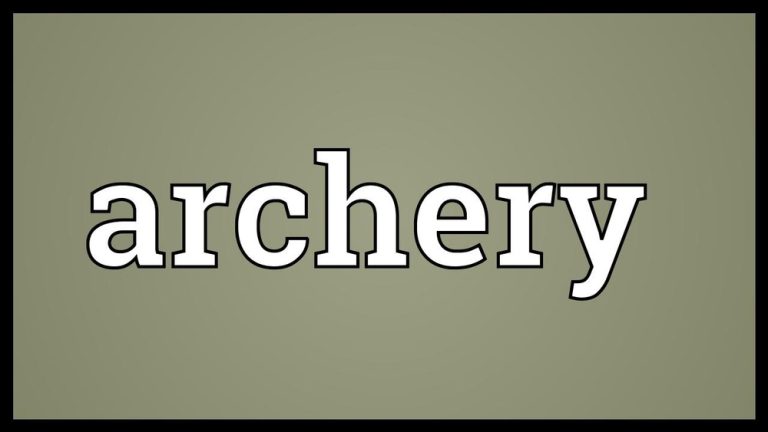 How Do You Spell Archery