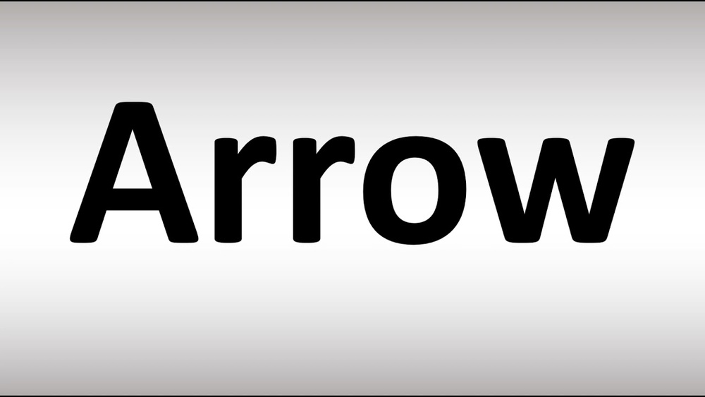 How Do You Spell Arrows