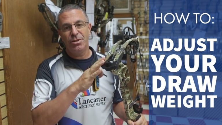 How to Adjust Your Bow Draw Weight