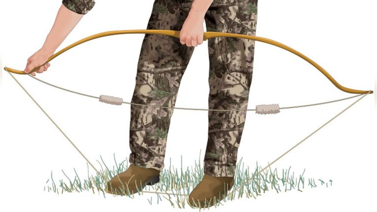 How to Attack the String to a Bow And Arrow