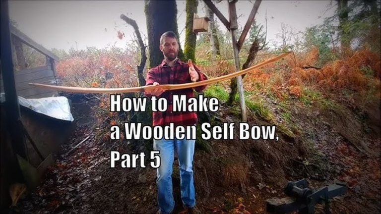 How to Make a Wooden Self Bow