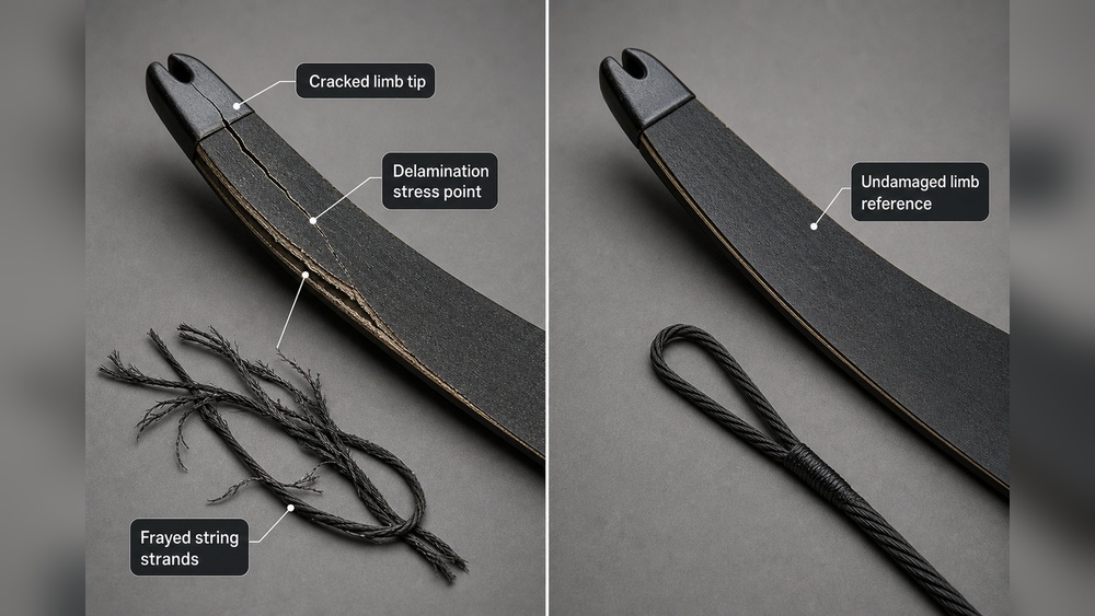 Would a Crack near a Handle Effect a Traditional Bow