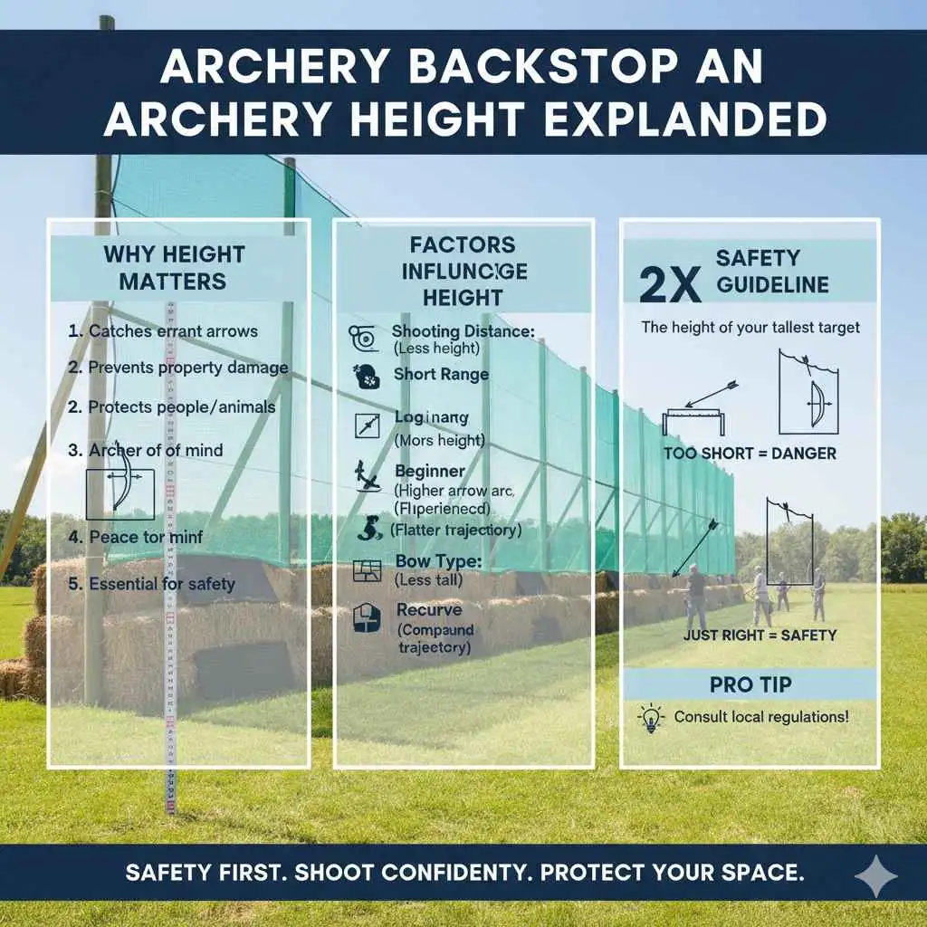 Archery Backstop Height Explained