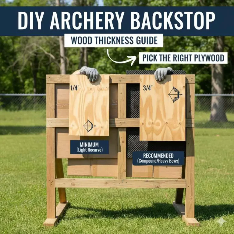 DIY Archery Backstop Wood Thickness