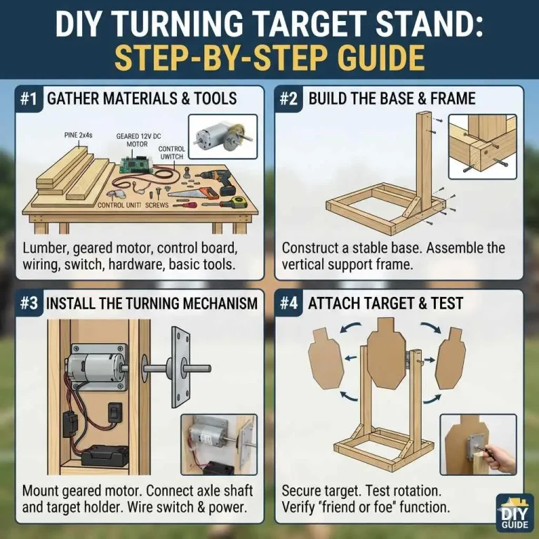 Diy Turning Target Stand Step-By-Step Guide