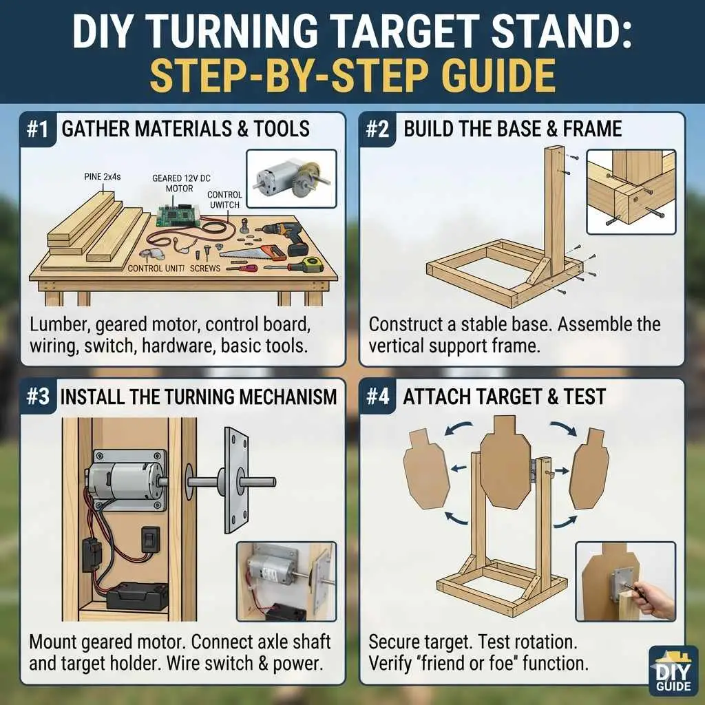 Diy Turning Target Stand Step-By-Step Guide