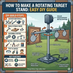 How To Make A Rotating Target Stand: Easy Diy Guide