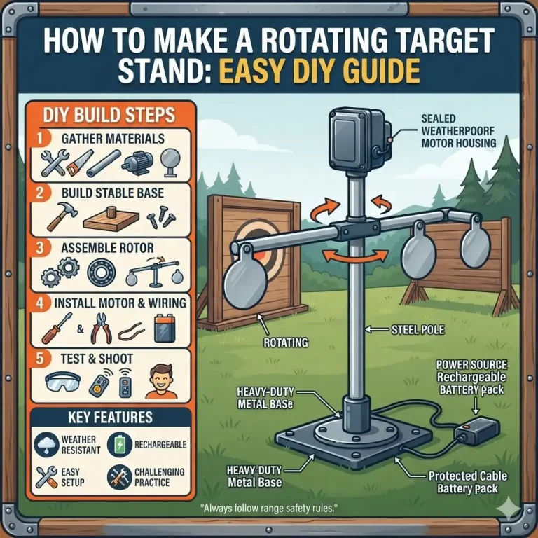 How To Make A Rotating Target Stand Easy Diy Guide