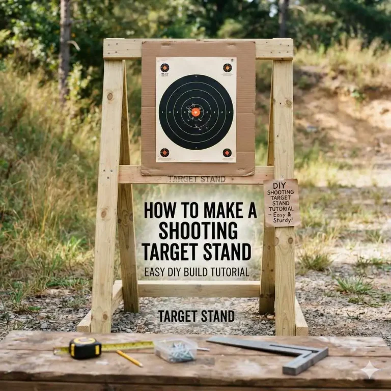 How To Make A Shooting Target Stand Diy Tutorial