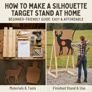 How To Make A Silhouette Target Stand At Home