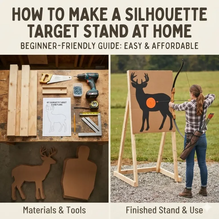 How To Make A Silhouette Target Stand At Home