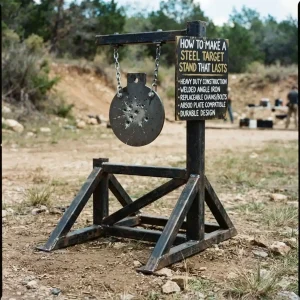 How To Make A Steel Target Stand That Lasts