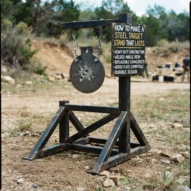 How To Make A Steel Target Stand That Lasts