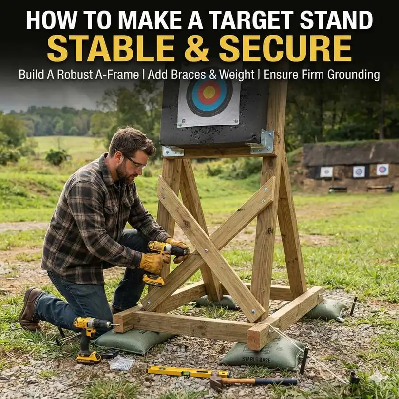 How To Make A Target Stand Stable & Secure