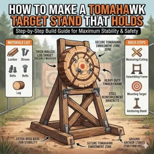 How To Make A Tomahawk Target Stand That Holds