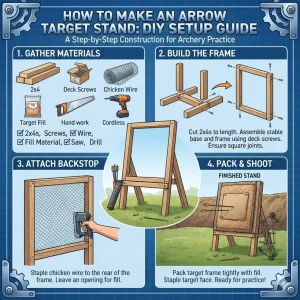 How To Make An Arrow Target Stand: Diy Setup Guide