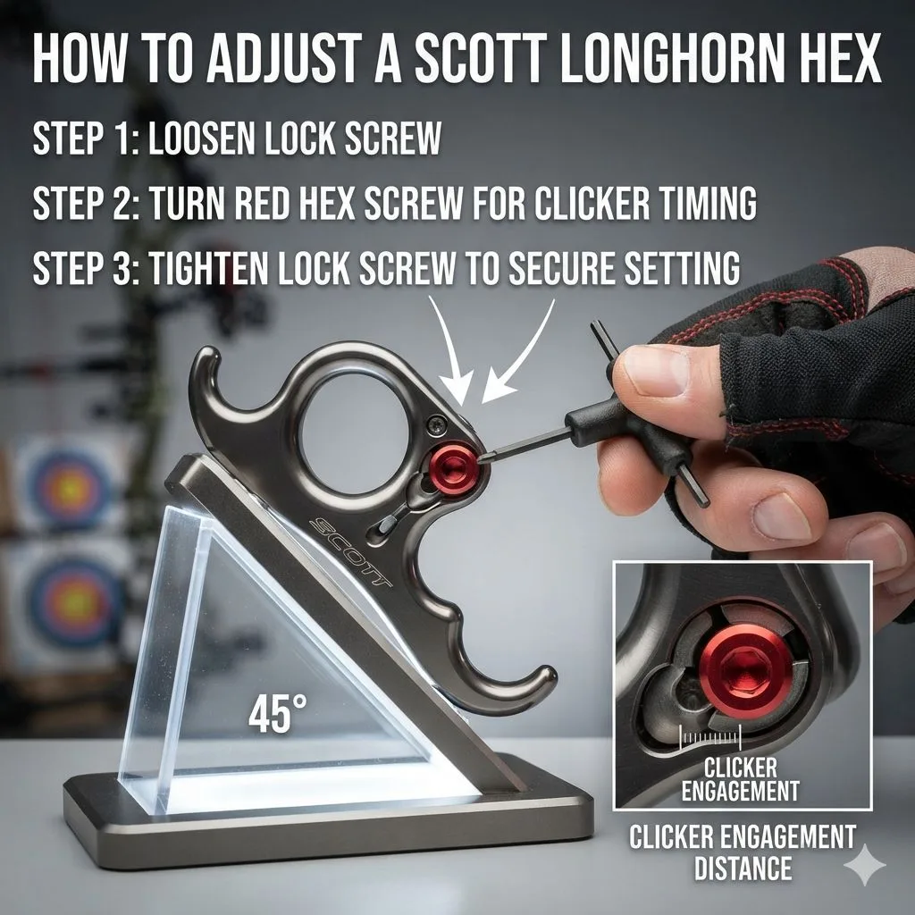 How to Adjust a Scott Longhorn Hex Release Aid