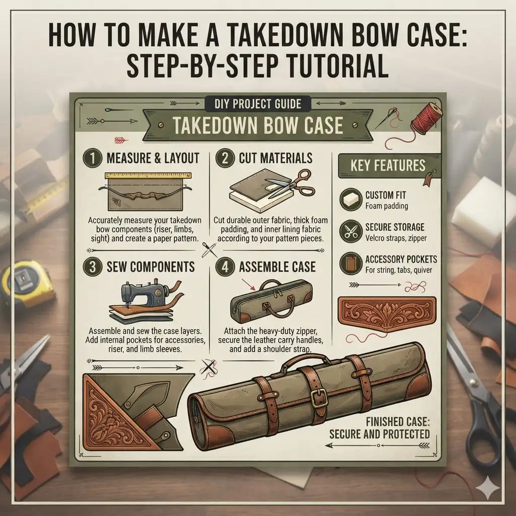How to Make a Takedown Bow Case Step-by-Step Tutorial
