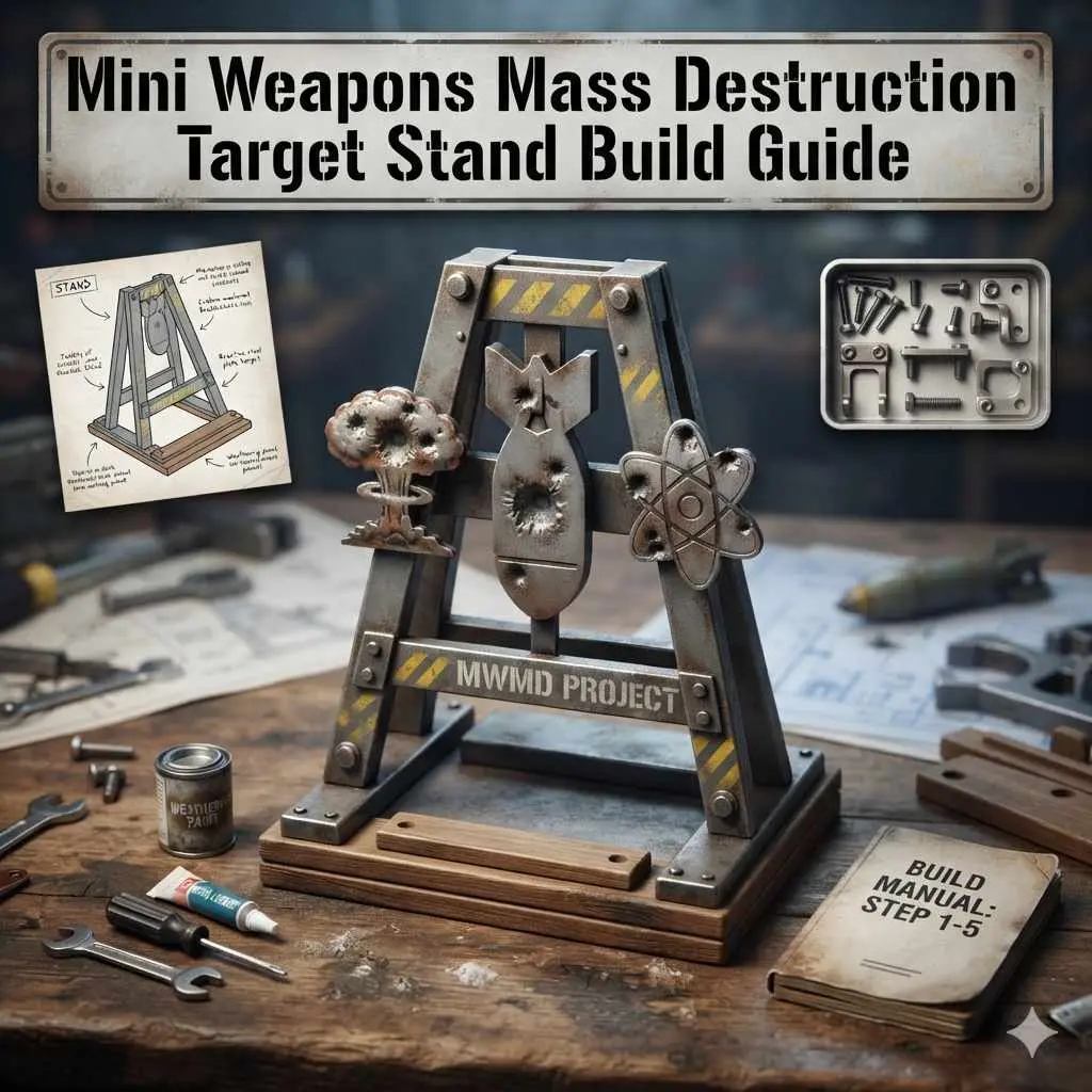 Mini Weapons Mass Destruction Target Stand Build Guide
